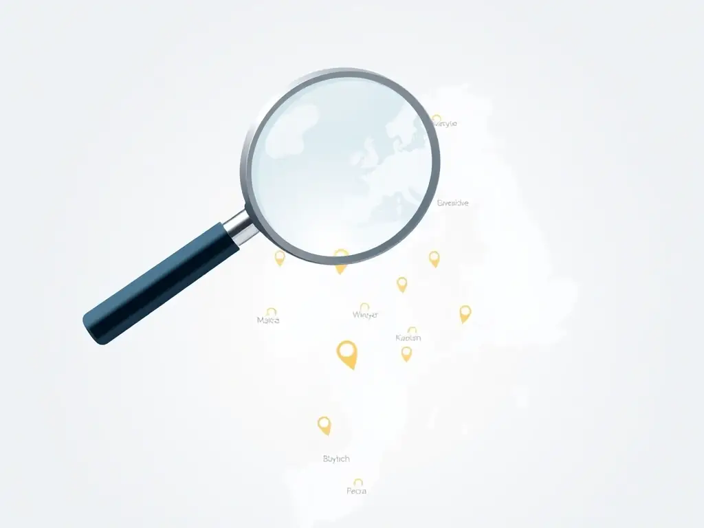 A map of Sweden divided into exclusive territories, each marked with a home service business logo, symbolizing the exclusivity offered by POPSales.